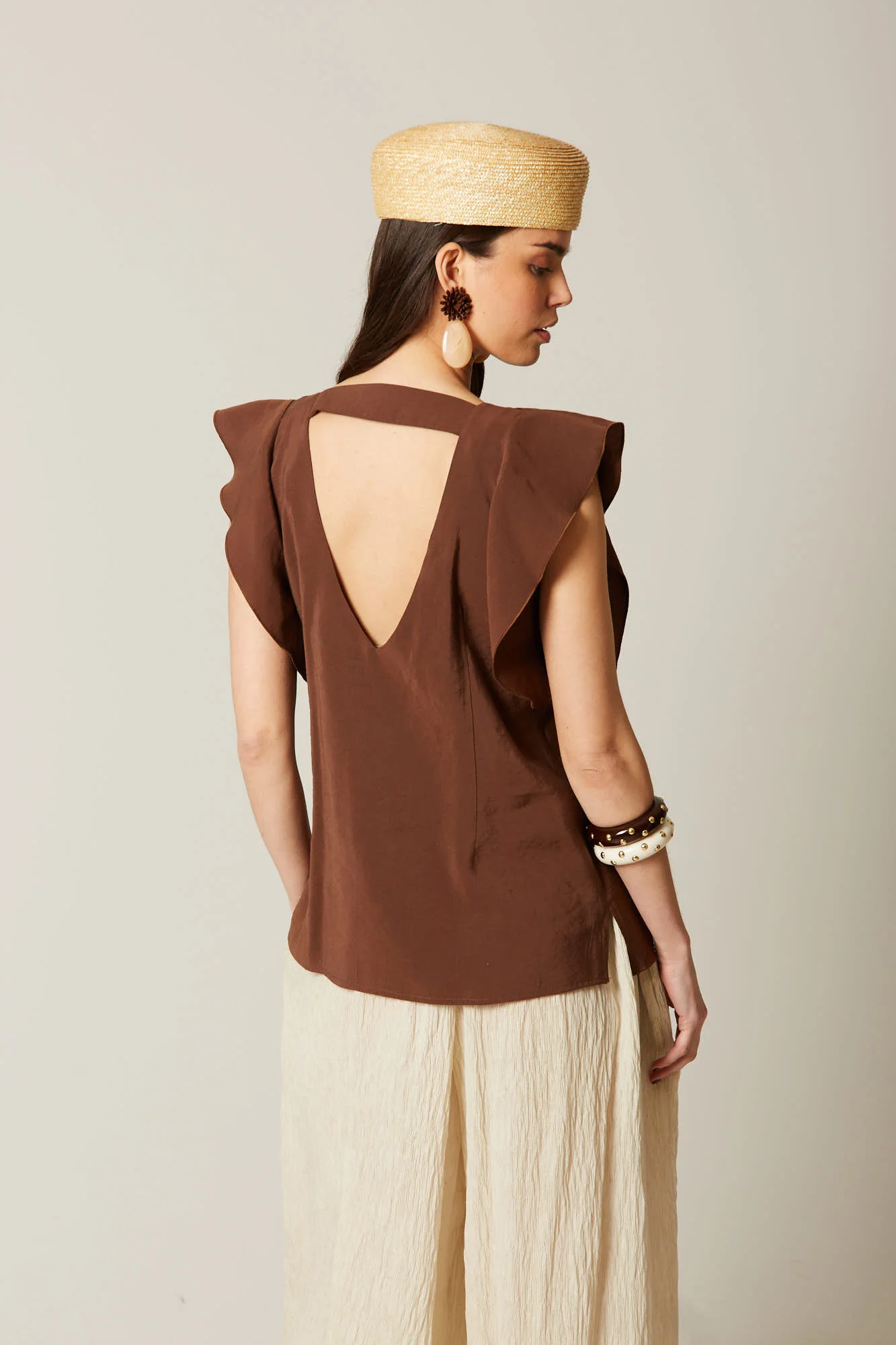 BLUSA SANTIAGO MARRON - Image 10