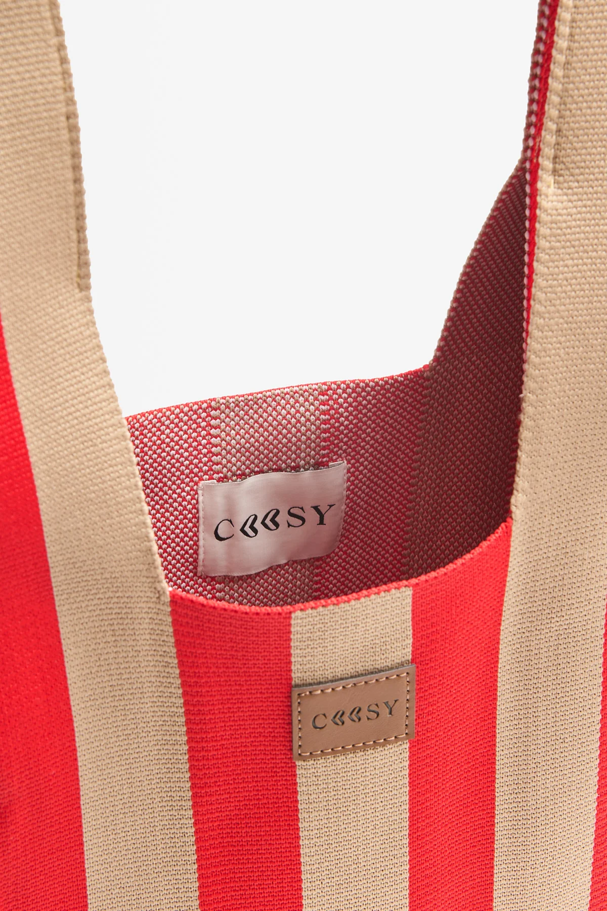 BOLSO MIKONOS ROJO/BEIGE - Image 5