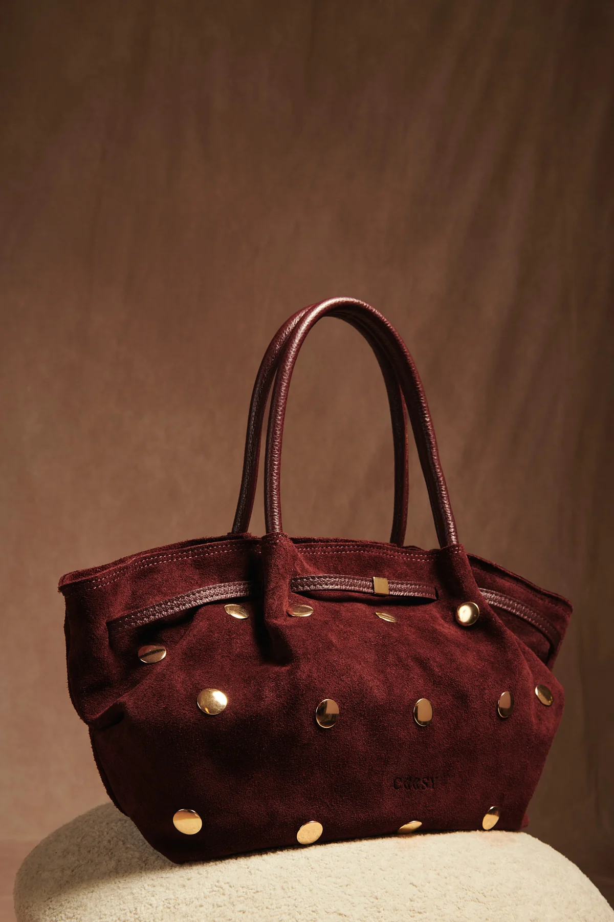 BOLSO SHOPPERTACHAS BURDEOS - Image 3