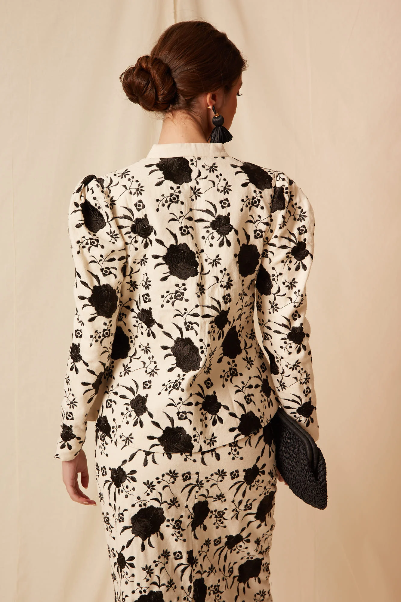 CHAQUETA LORENZA NEGRO/BLANCO - Image 3