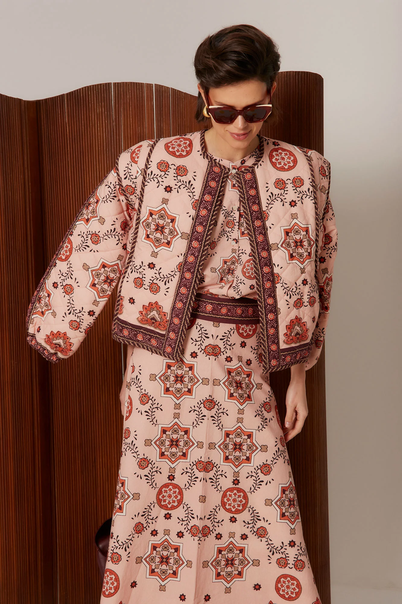 CHAQUETA MOSAICO ROSA - Image 3