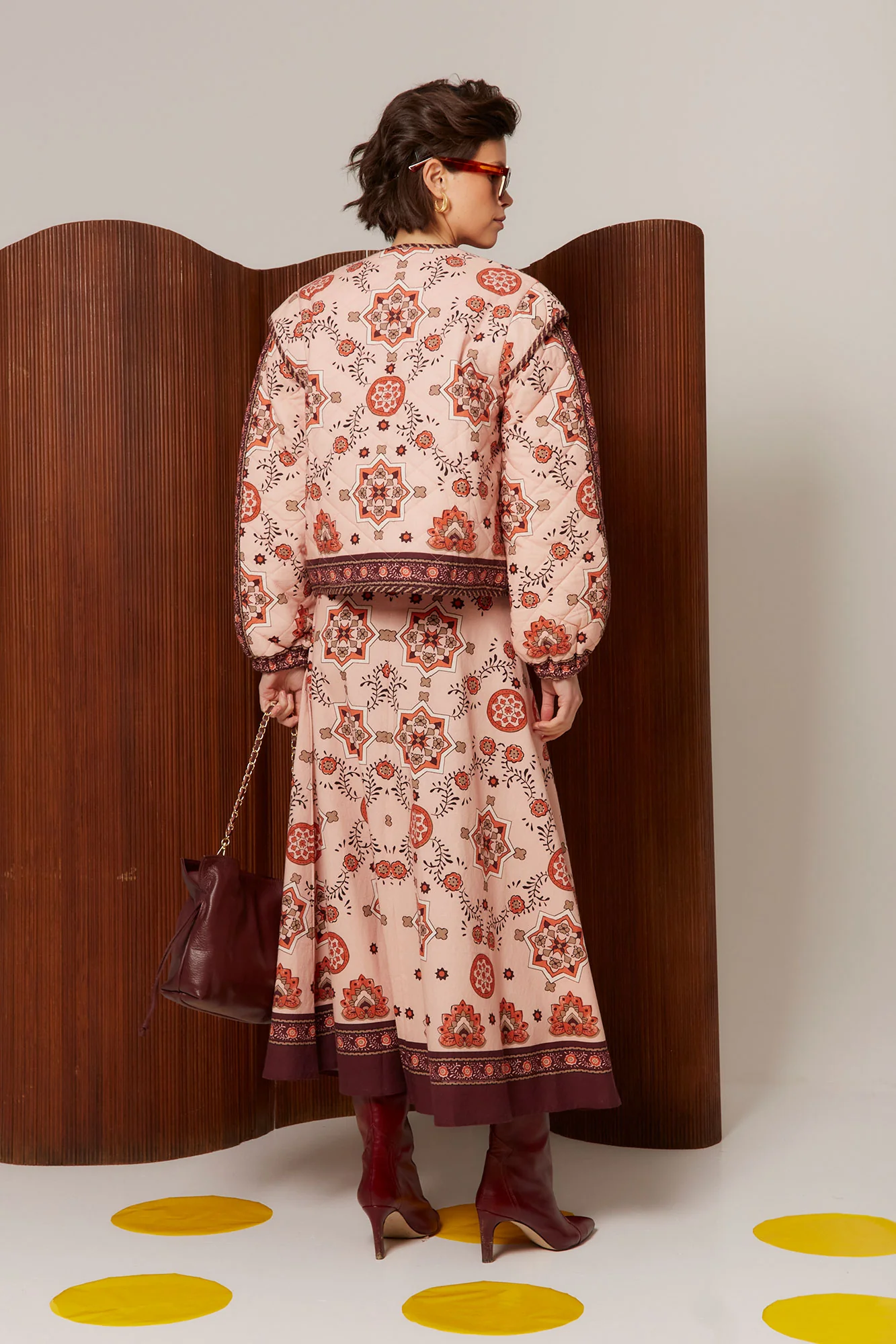 CHAQUETA MOSAICO ROSA - Image 4