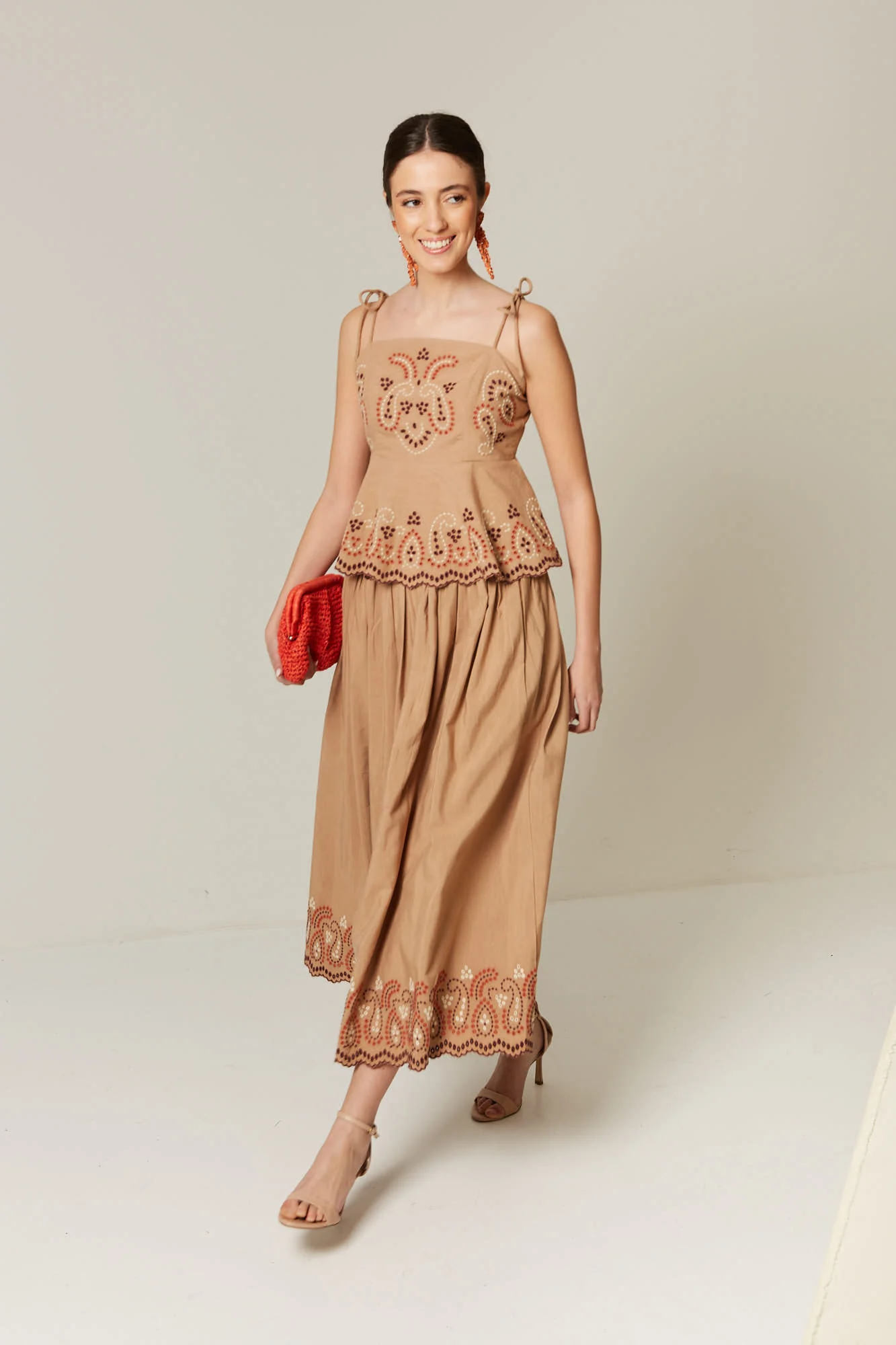 FALDA AMARETTO BEIGE