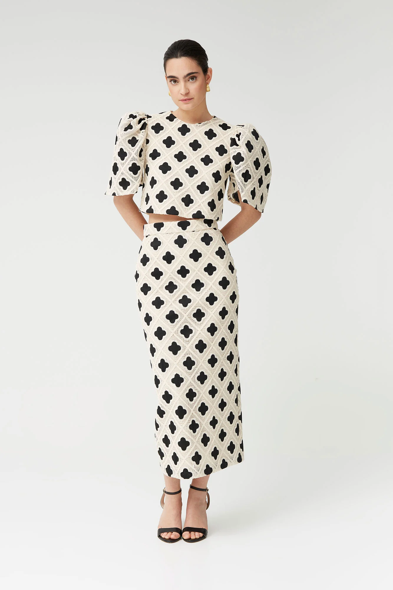 FALDA ANNACHIARA CRUDO/NEGRO - Image 3