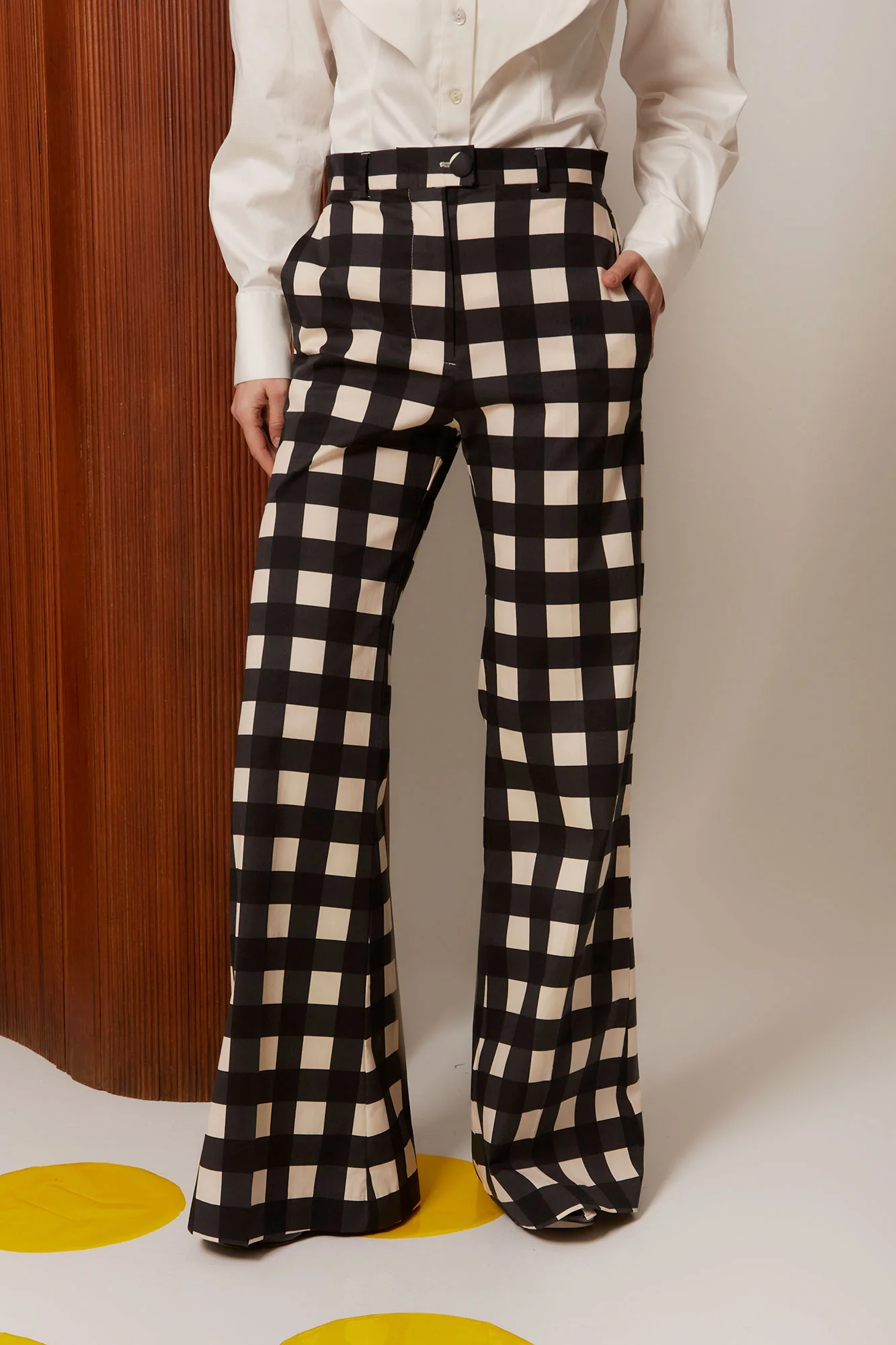 PANTALON GARAI BLANCO/NEGRO - Image 3