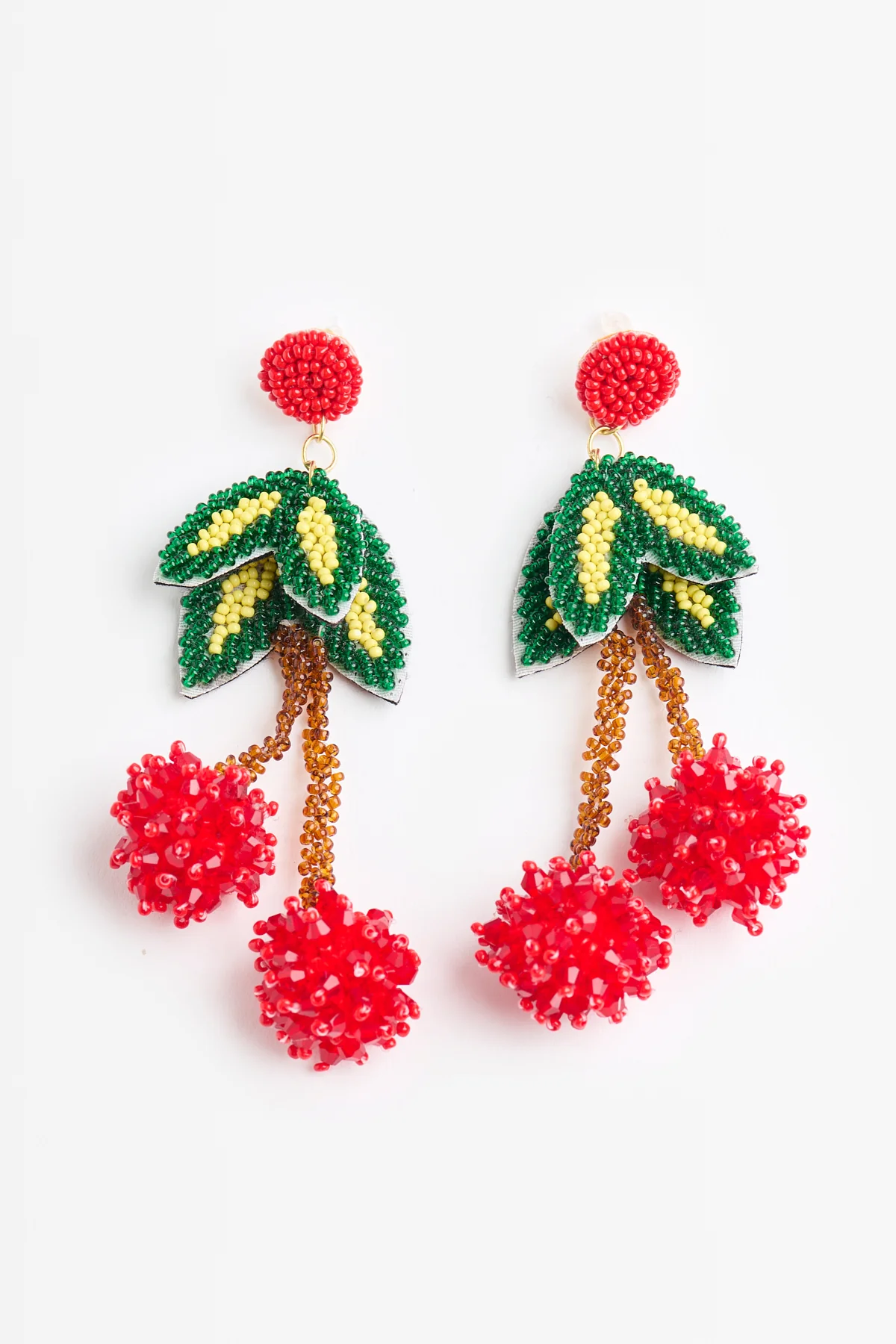 PENDIENTES ARUBA ROJO