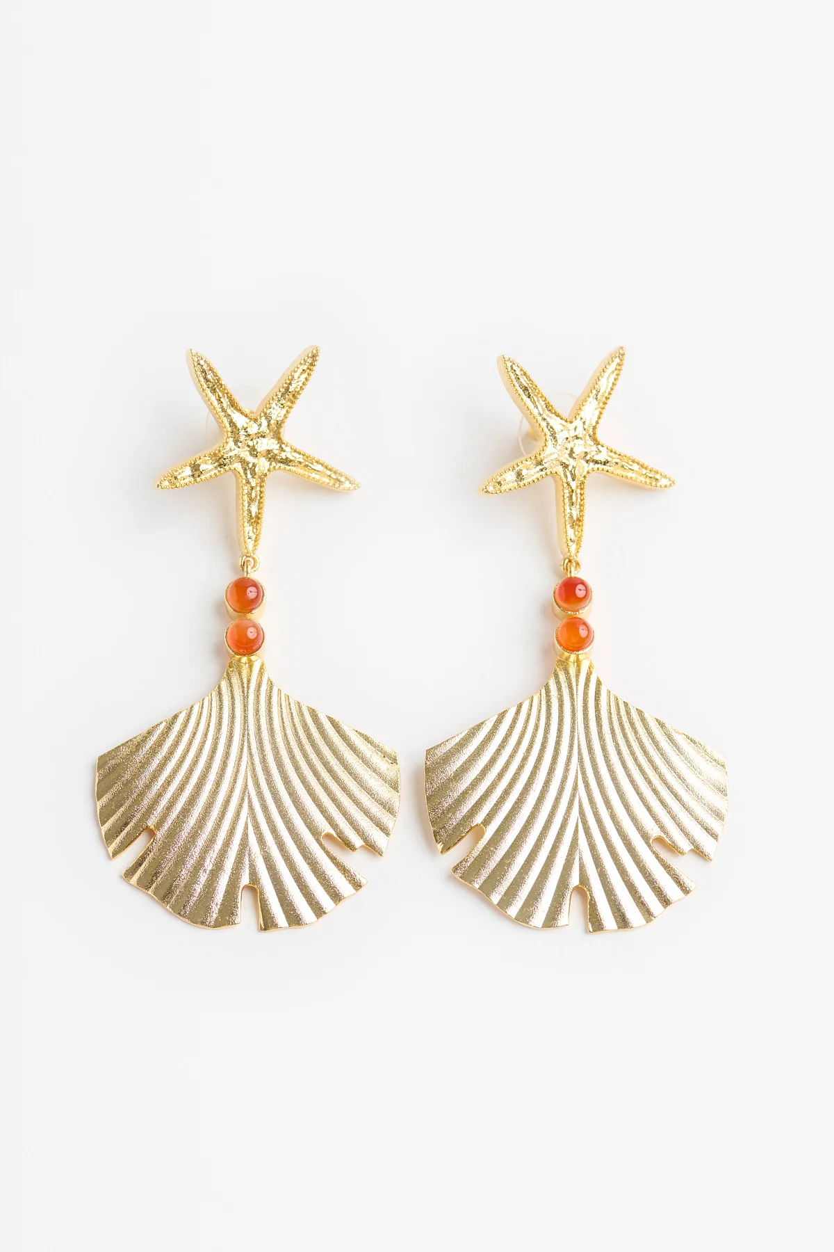 PENDIENTES CLARISA NARANJA