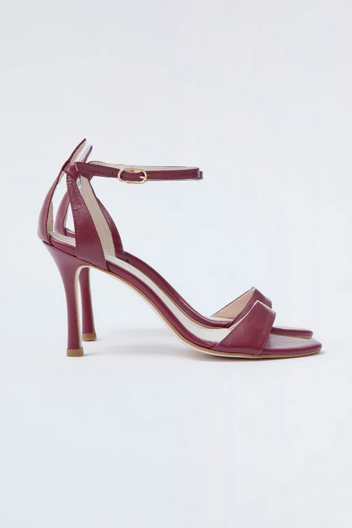 SANDALIAS PIEL BURDEOS - Image 3