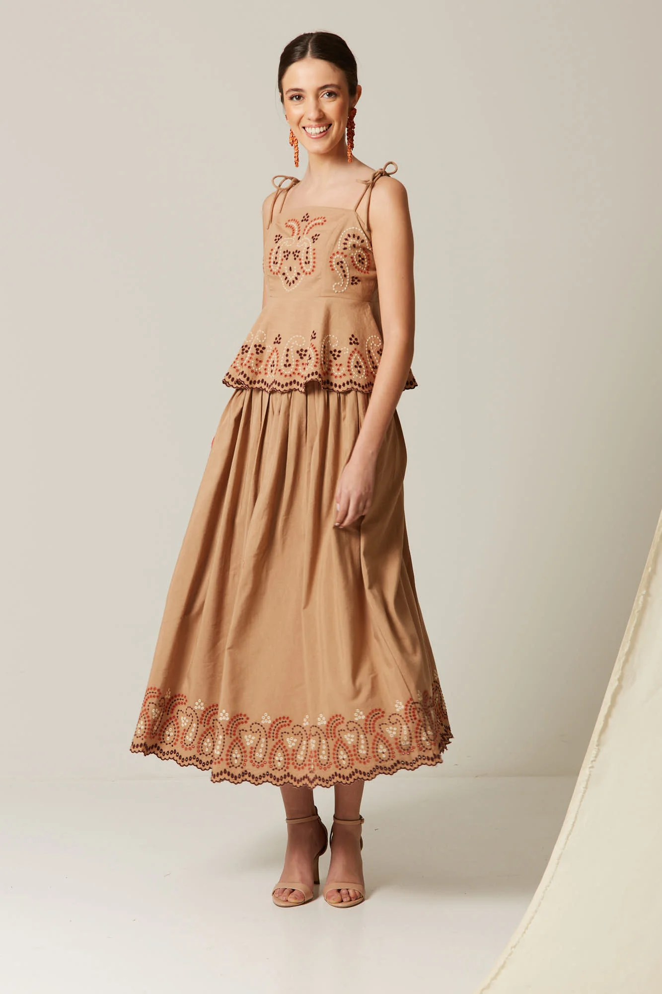 FALDA AMARETTO BEIGE - Image 2