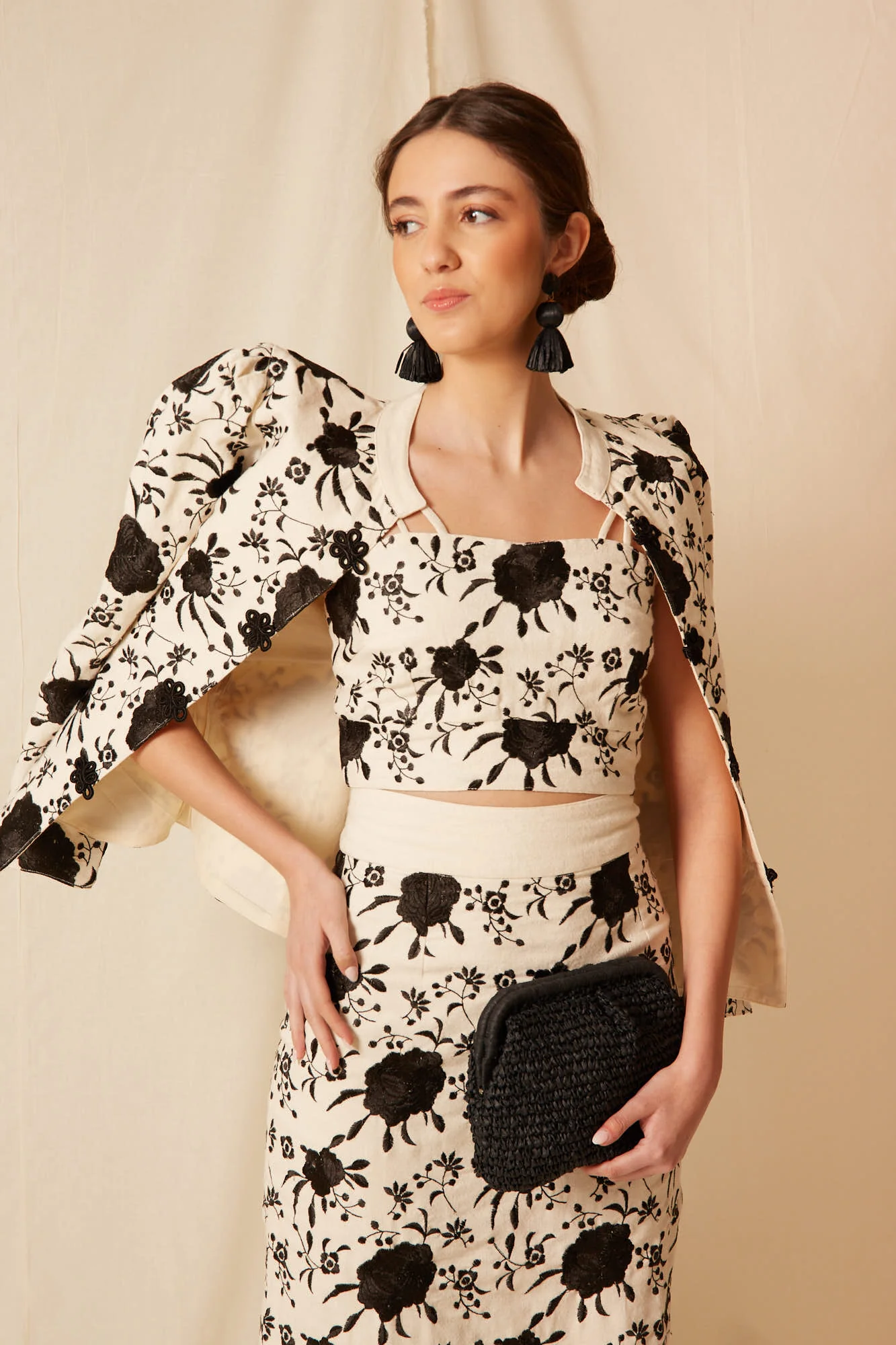 TOP LORENZA  NEGRO/BLANCO - Image 3