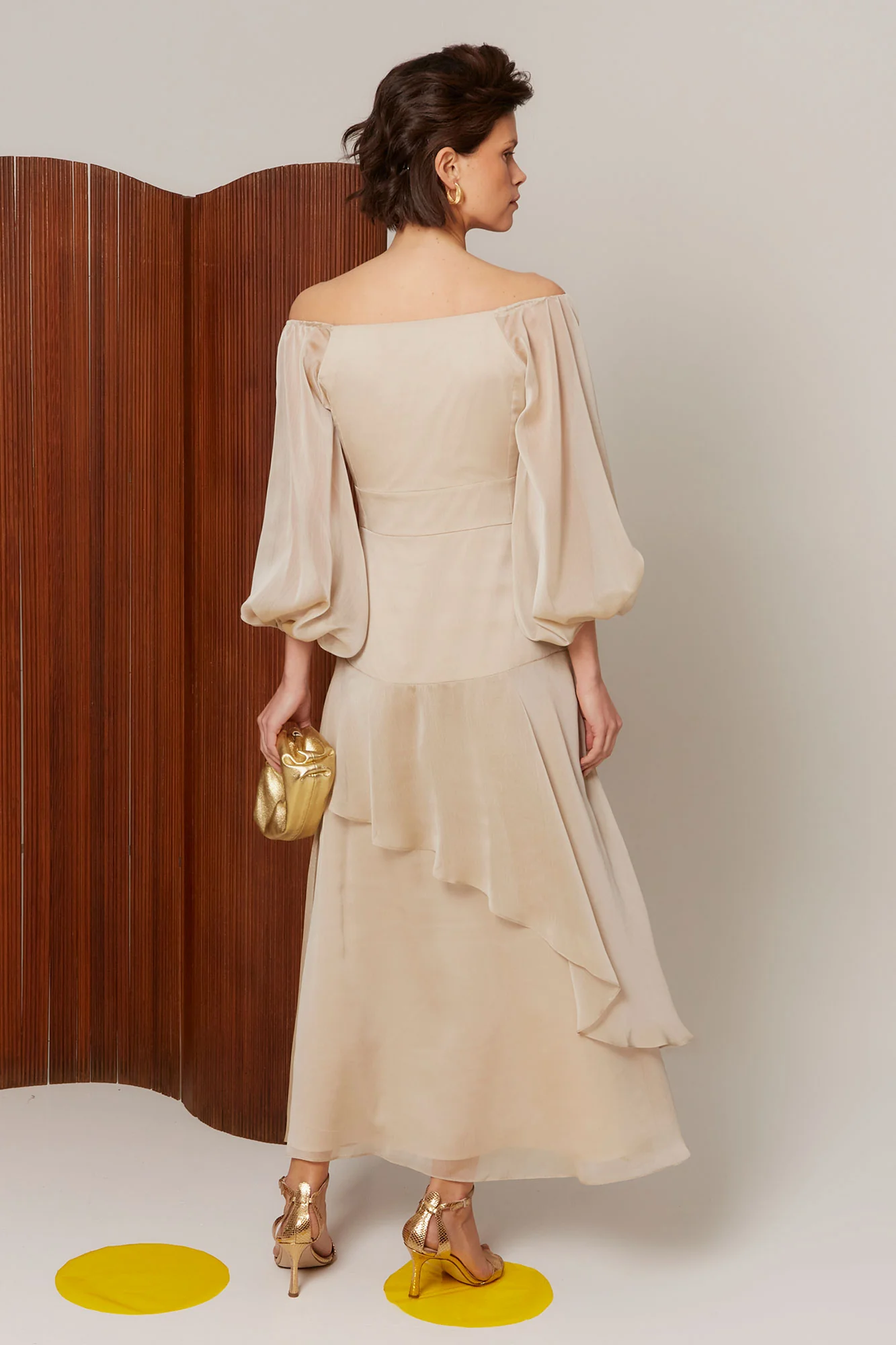 VESTIDO AINHOA BEIGE - Image 7