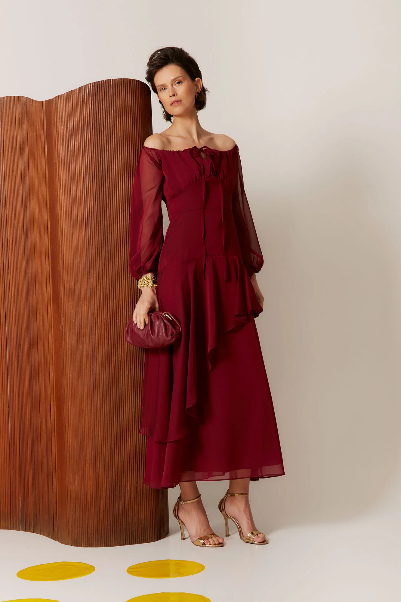 VESTIDO AINHOA BURDEOS - Image 4