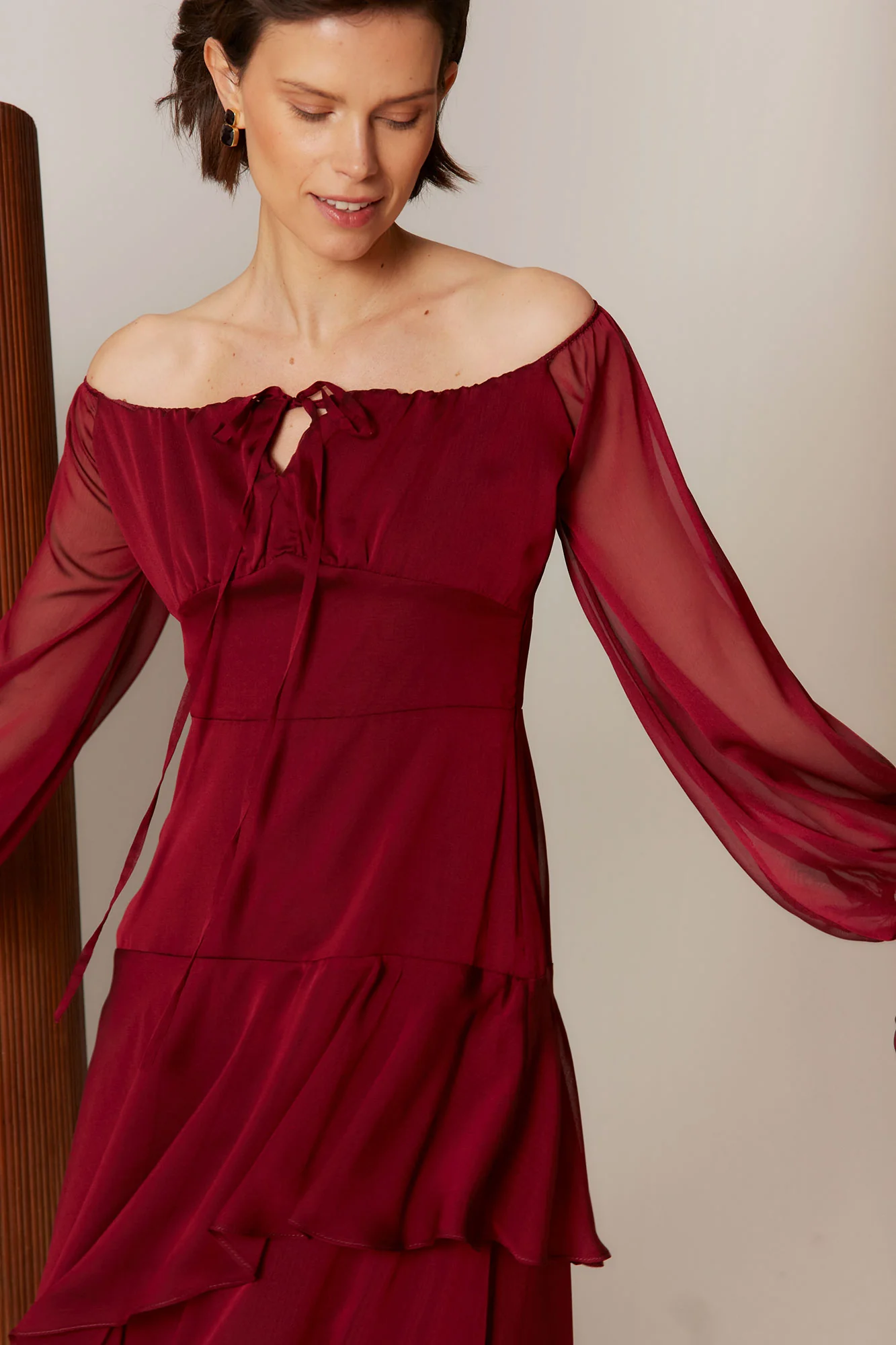 VESTIDO AINHOA BURDEOS - Image 5