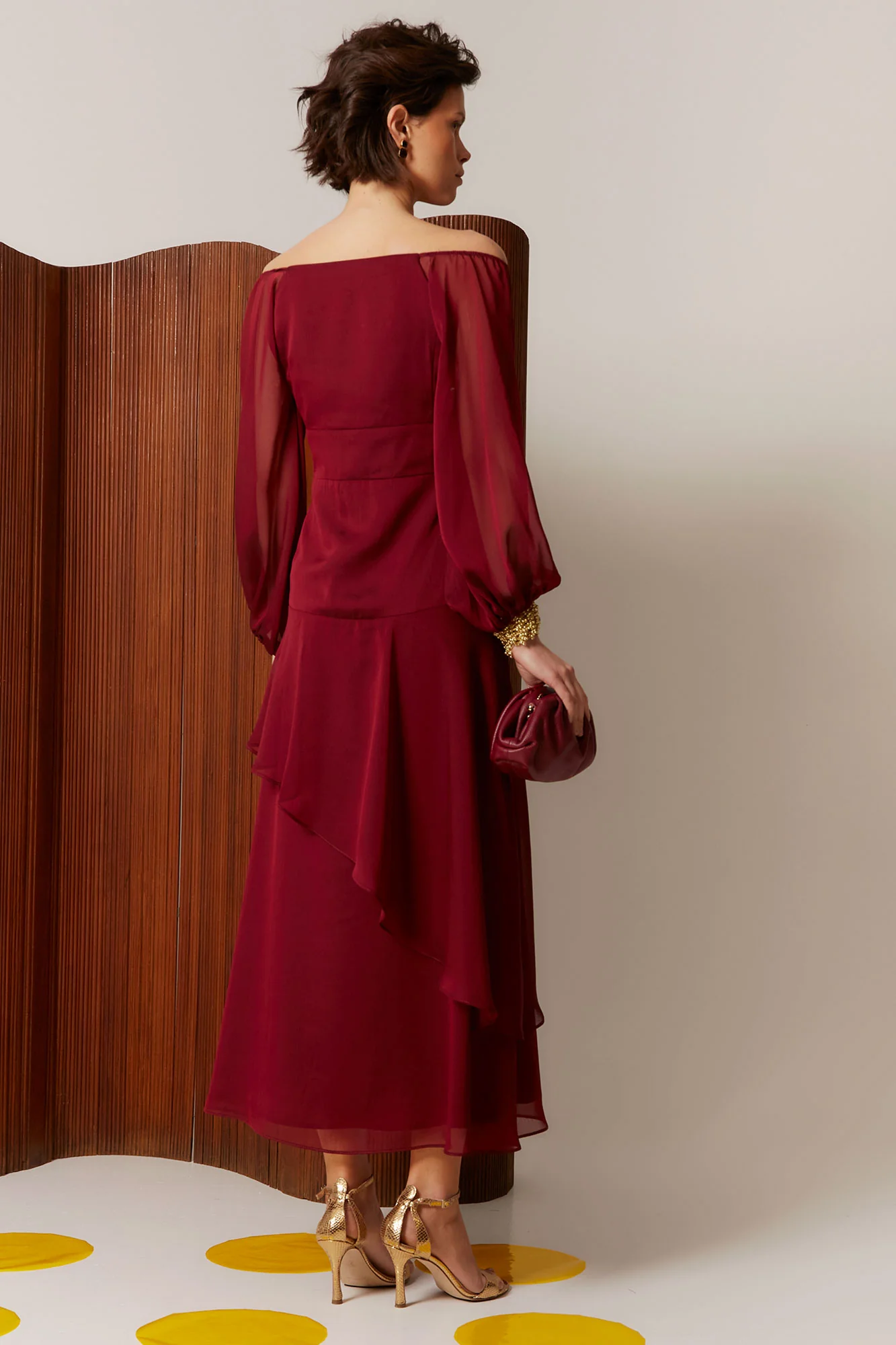 VESTIDO AINHOA BURDEOS - Image 6