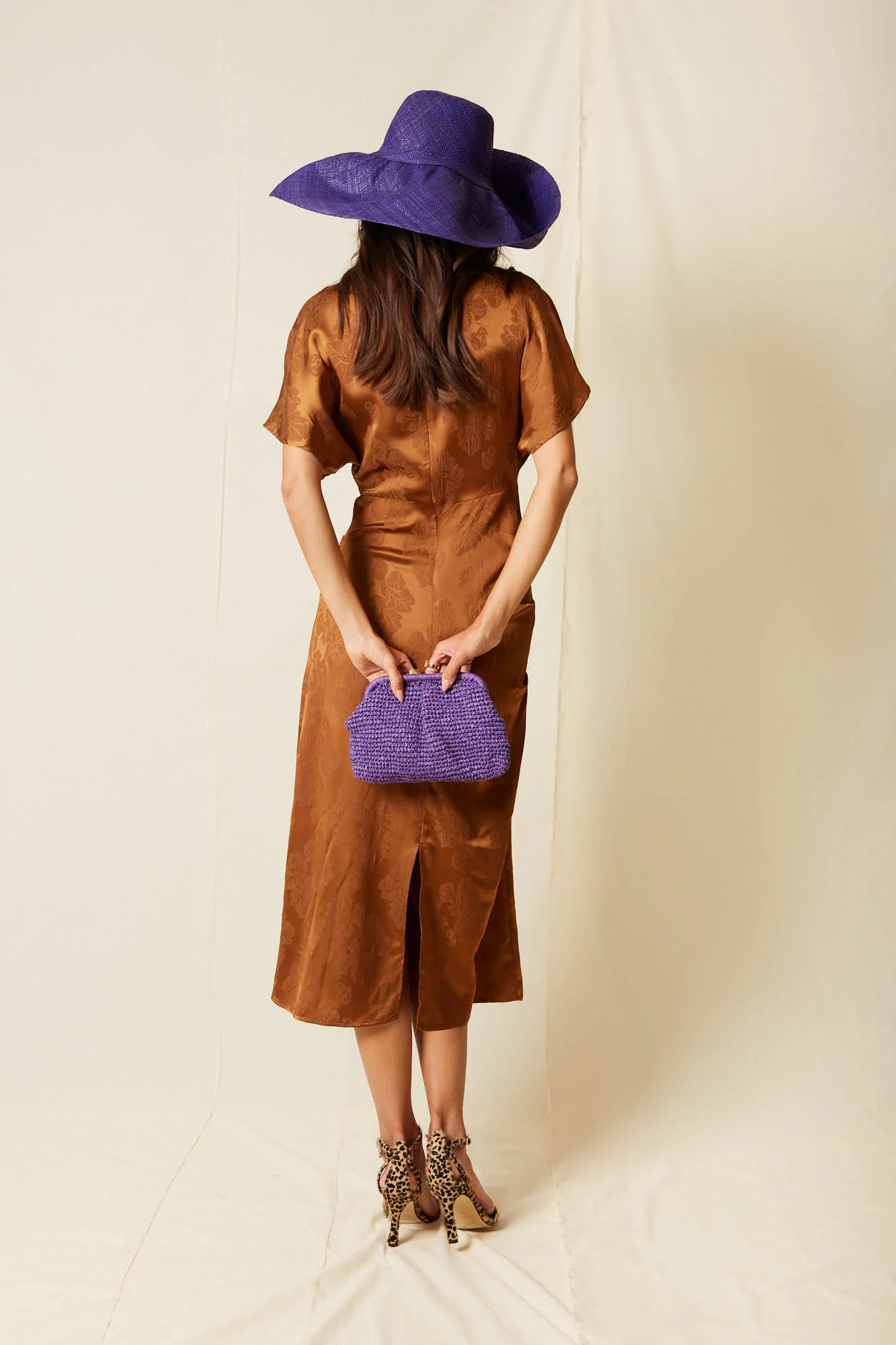 VESTIDO ALBA MARRON - Image 3