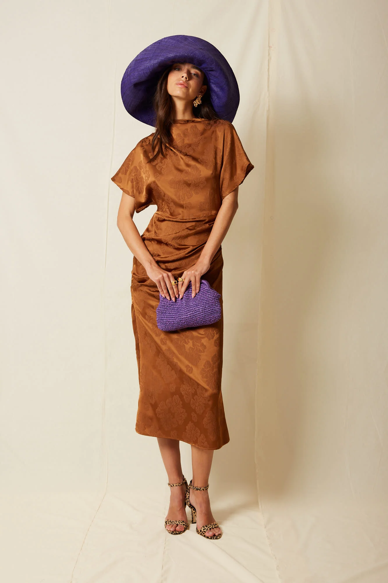 VESTIDO ALBA MARRON - Image 4