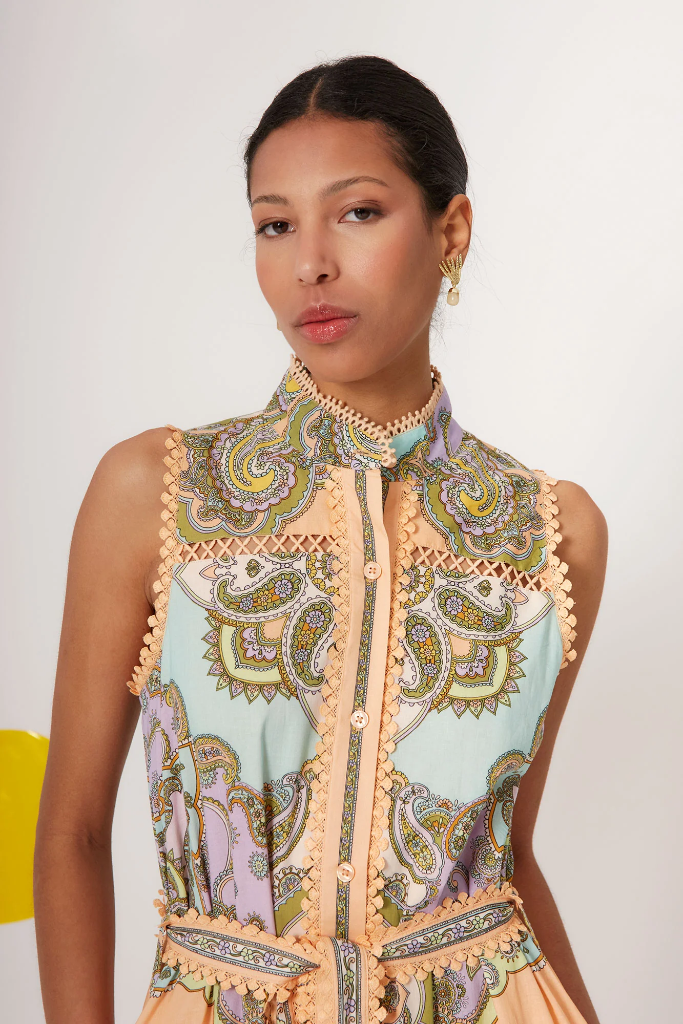 VESTIDO AMINA SALMON - Image 3