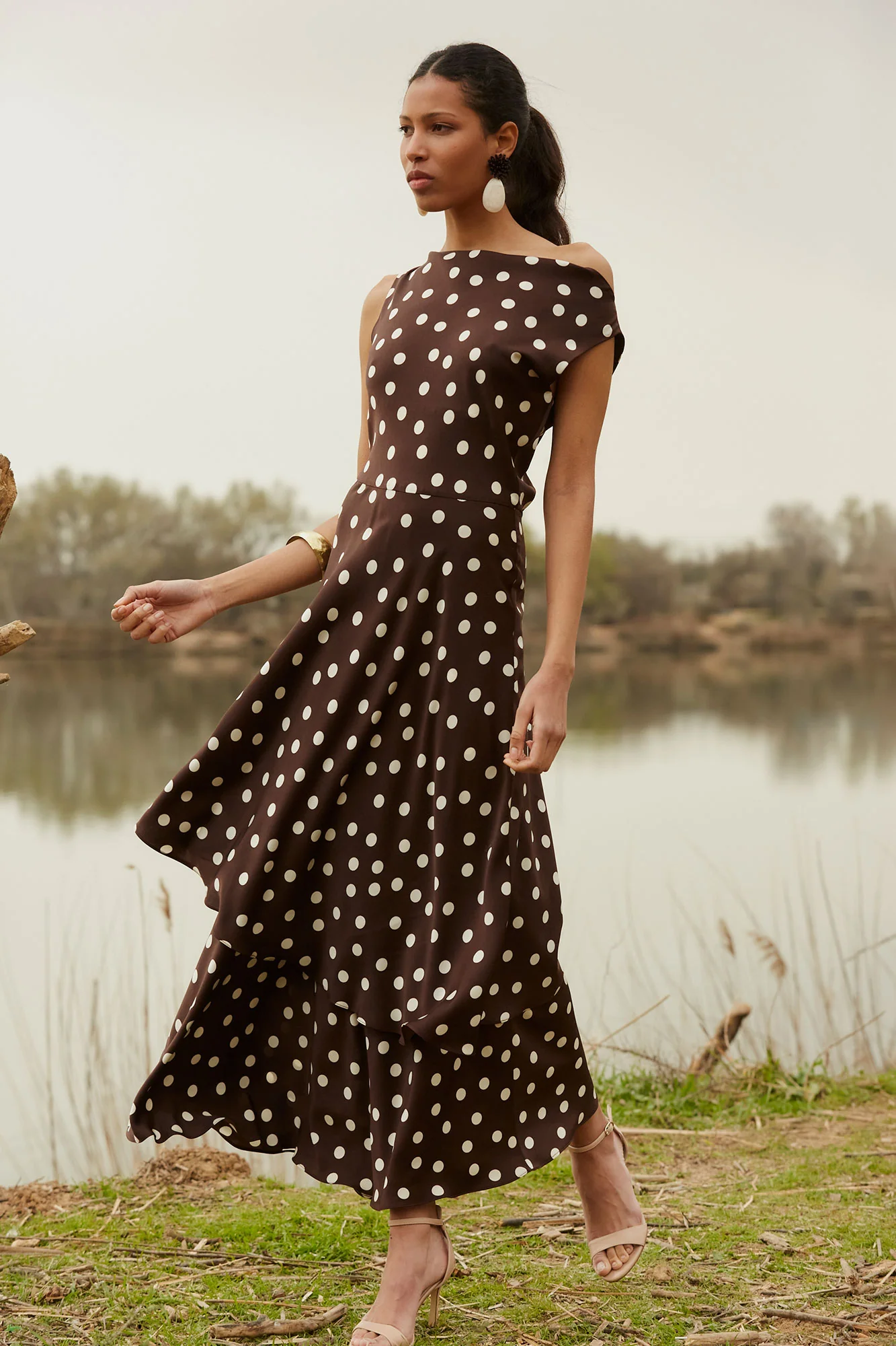 VESTIDO AZRIEL MARRON