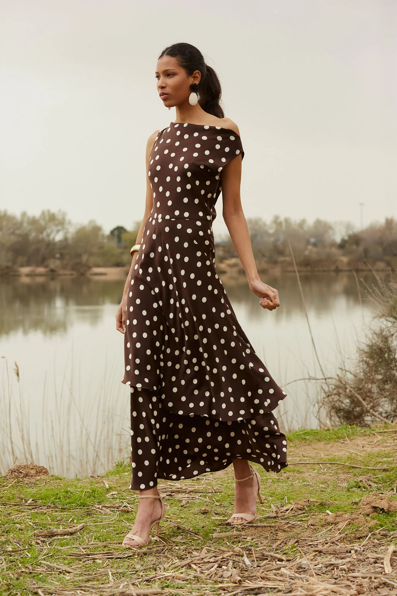 VESTIDO AZRIEL MARRON - Image 3