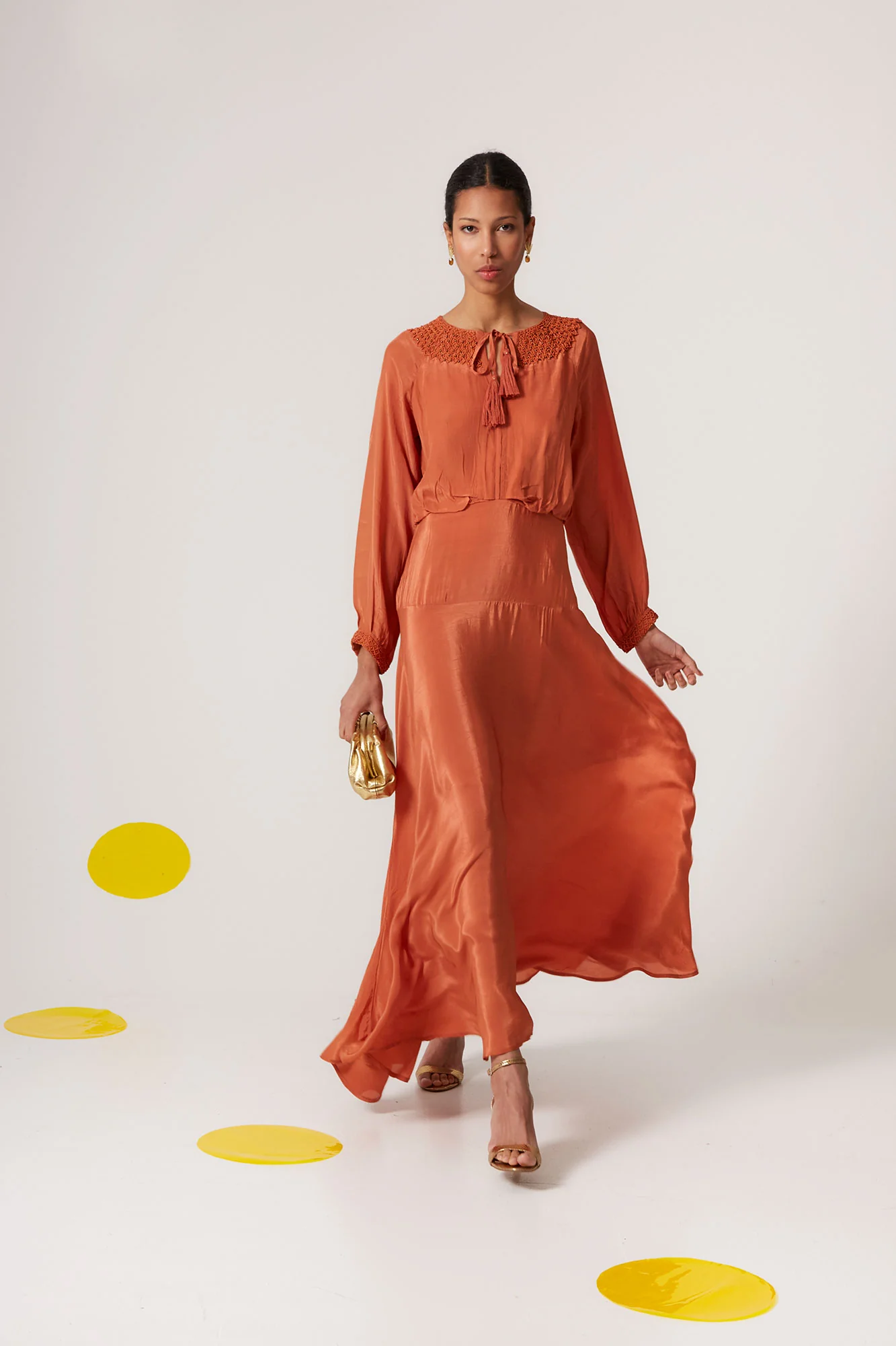 VESTIDO CORINA TERRACOTA - Image 4
