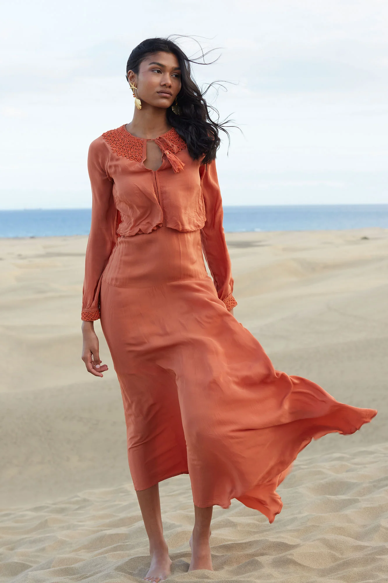 VESTIDO CORINA TERRACOTA - Image 9