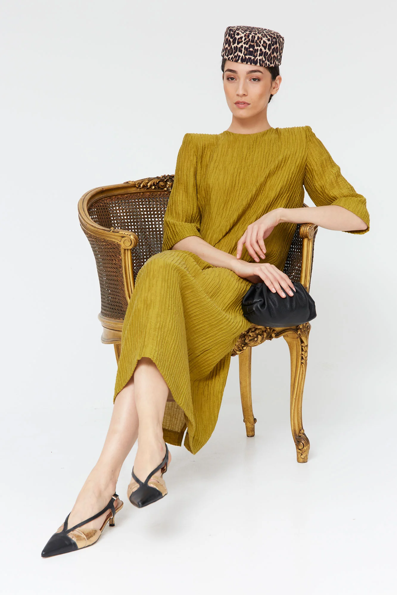 VESTIDO EVELINA OLIVA - Image 3