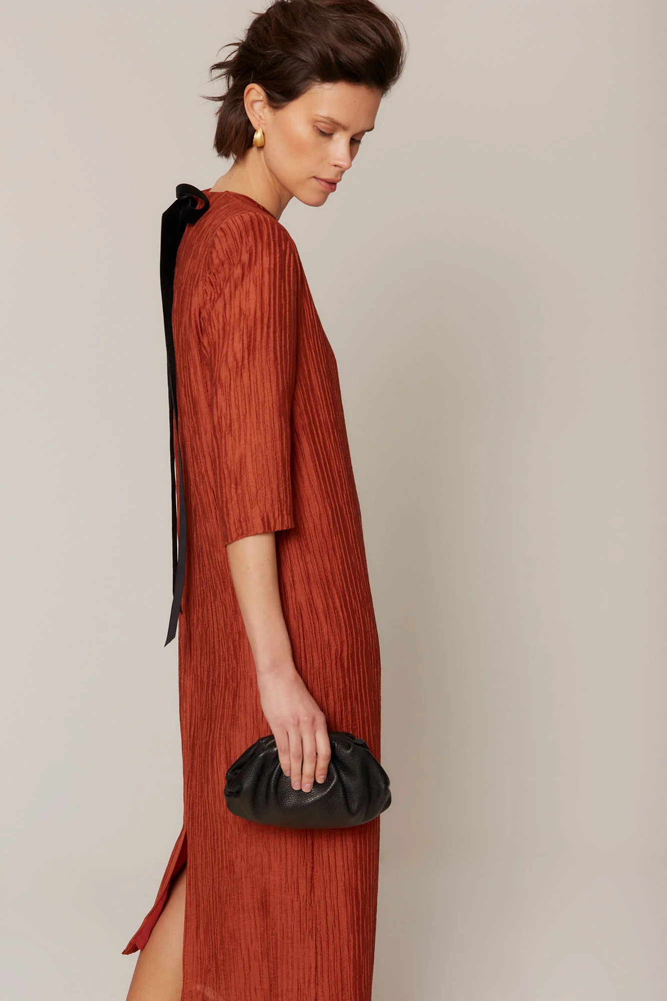 VESTIDO EVELINA TEJA - Image 4