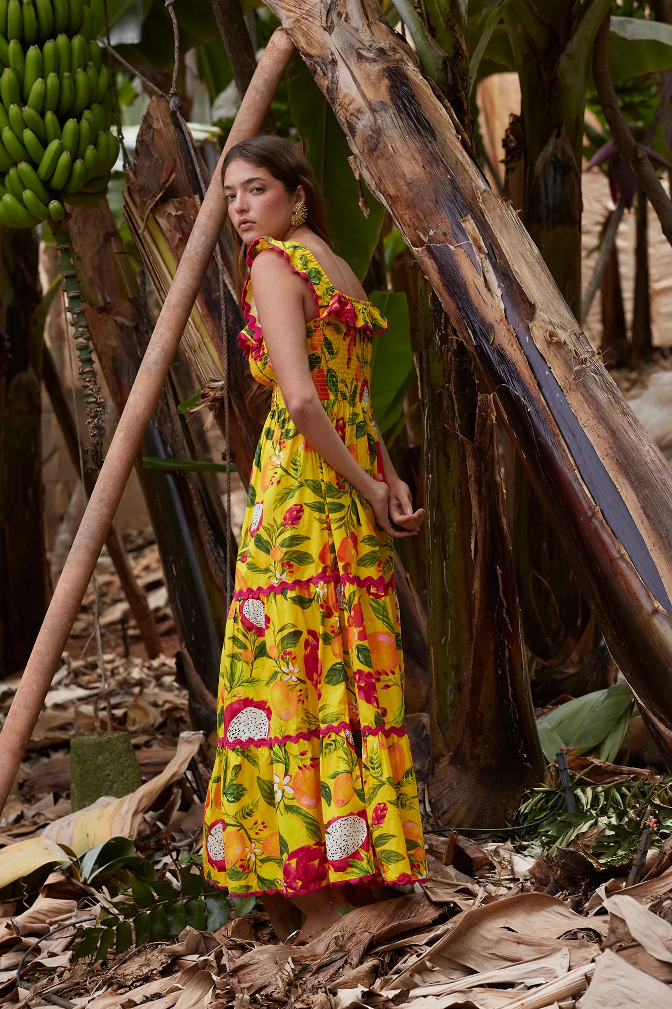 VESTIDO FRUTAL AMARILLO - Image 2