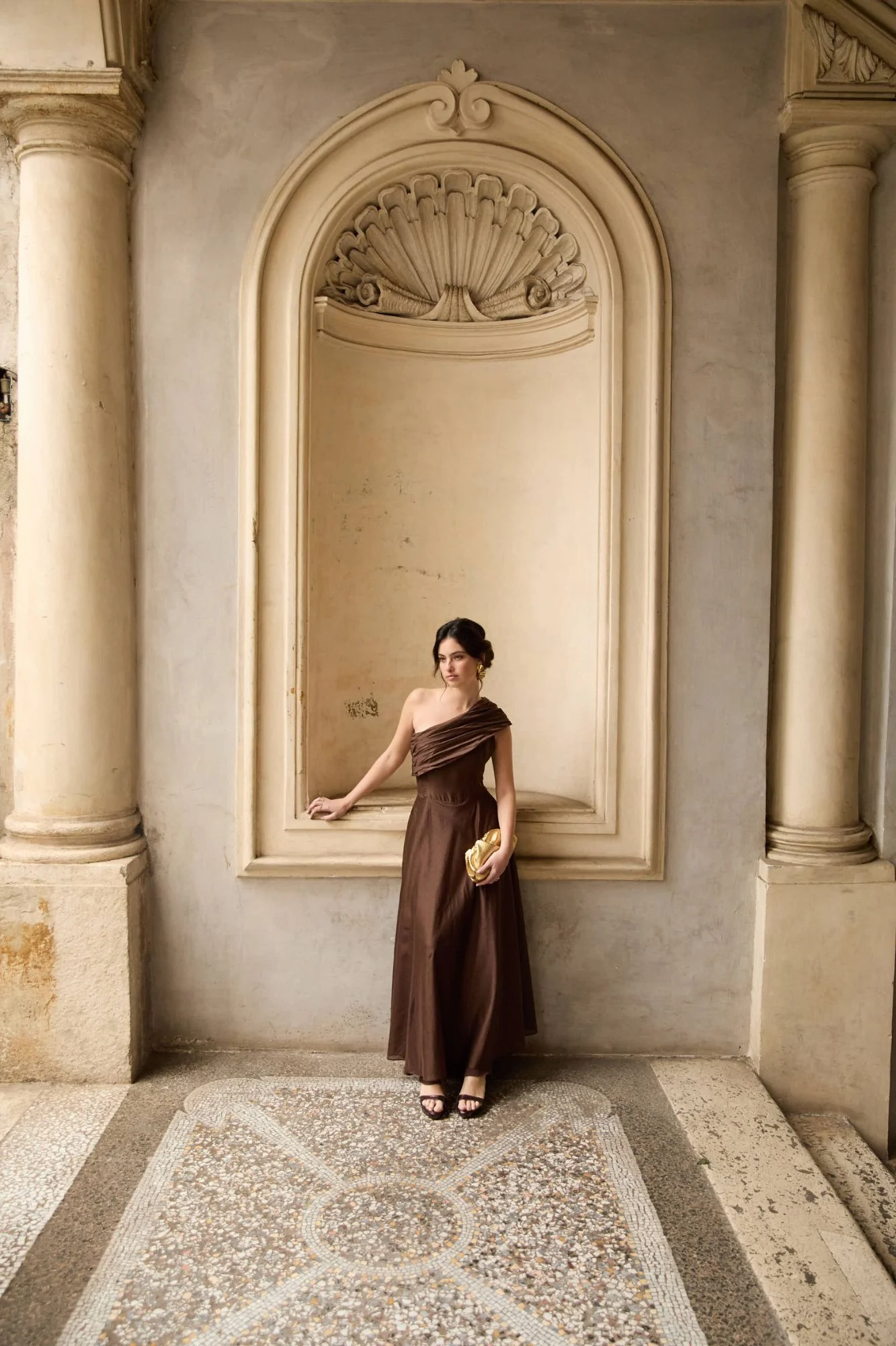VESTIDO GINEBRA MARRON - Image 5