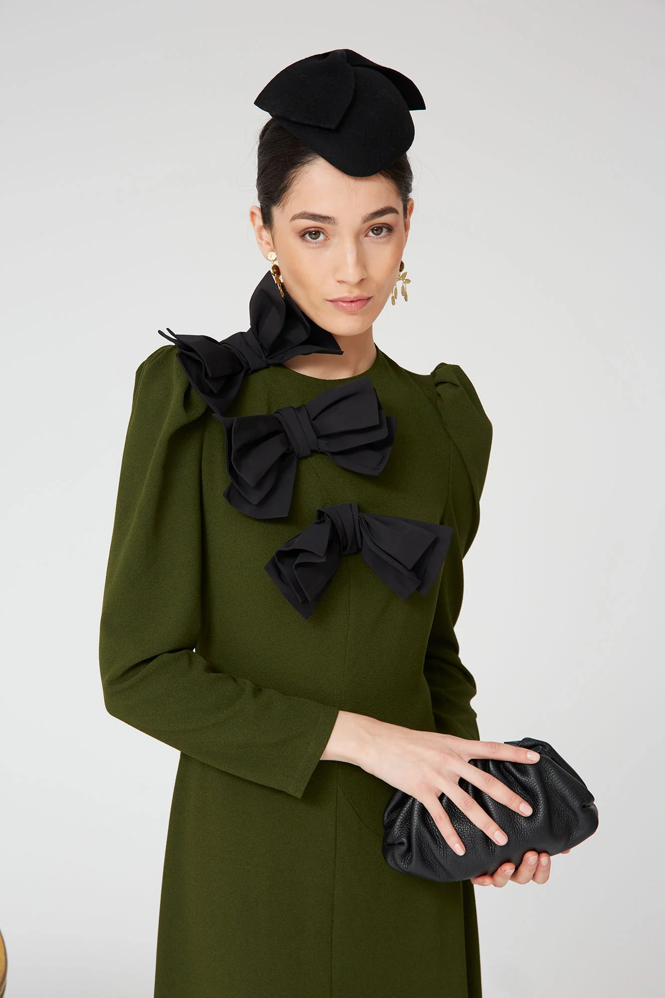 VESTIDO LONA VERDE - Image 3