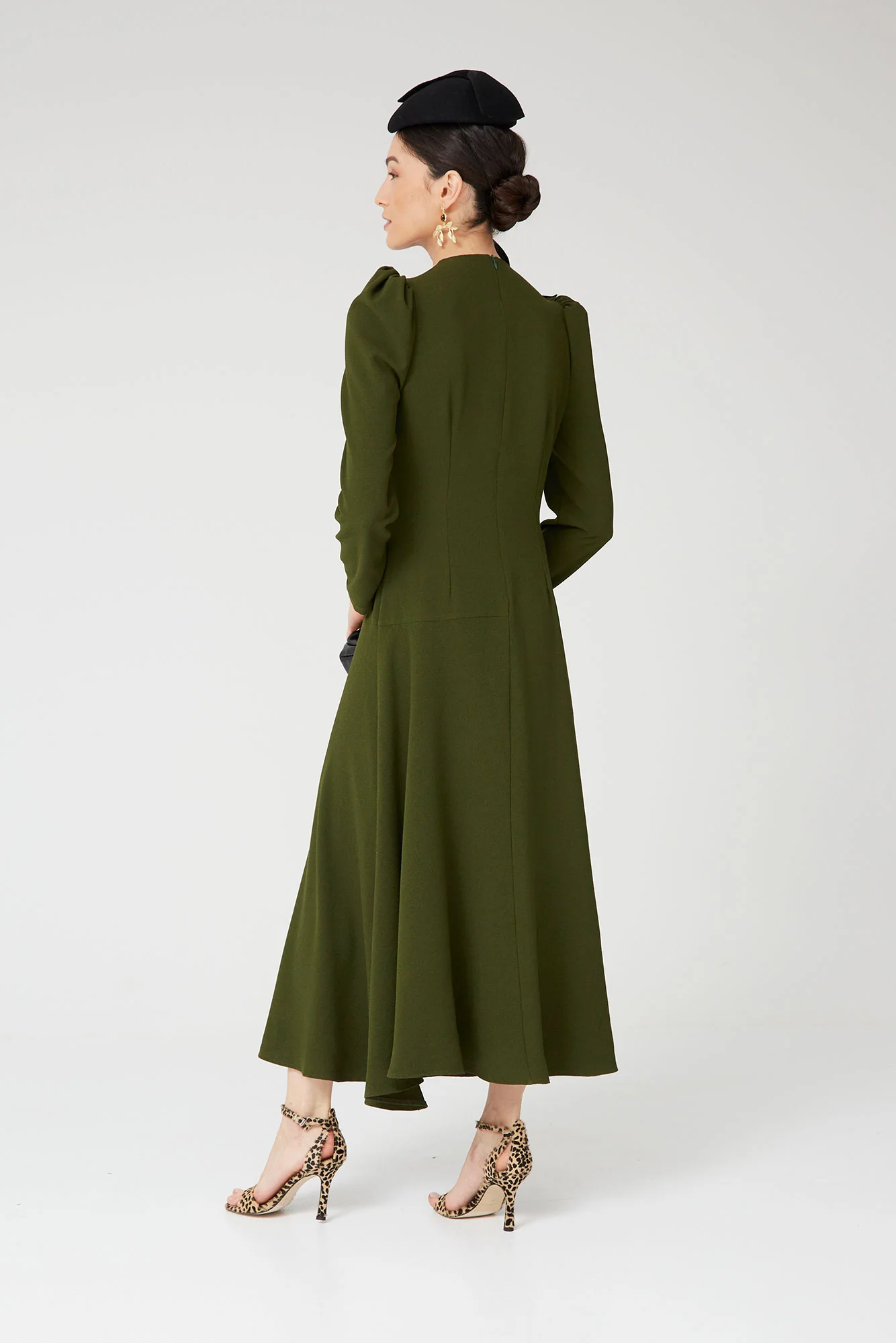 VESTIDO LONA VERDE - Image 5
