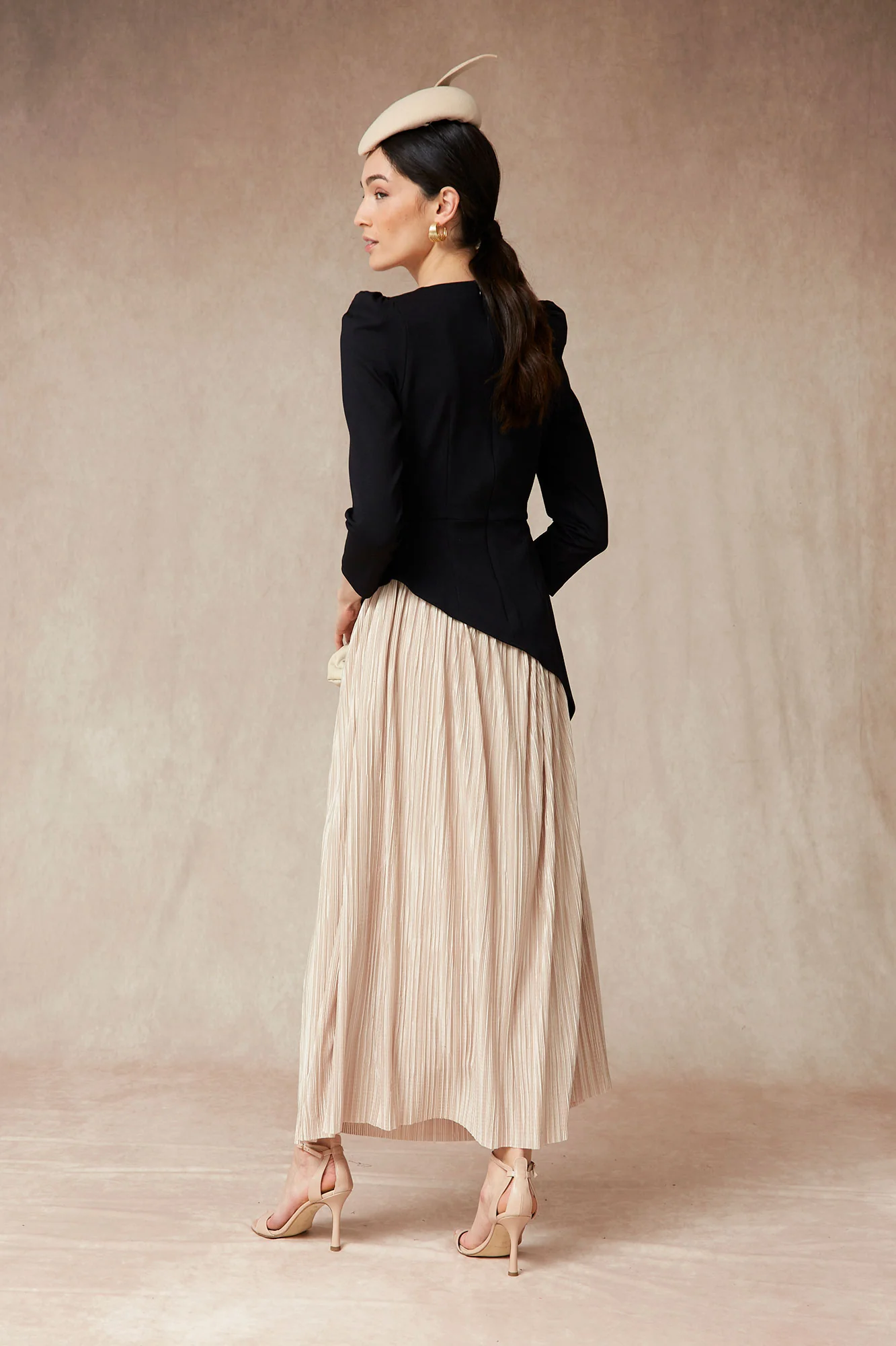 VESTIDO RAQUEL NEGRO/BEIGE - Image 5