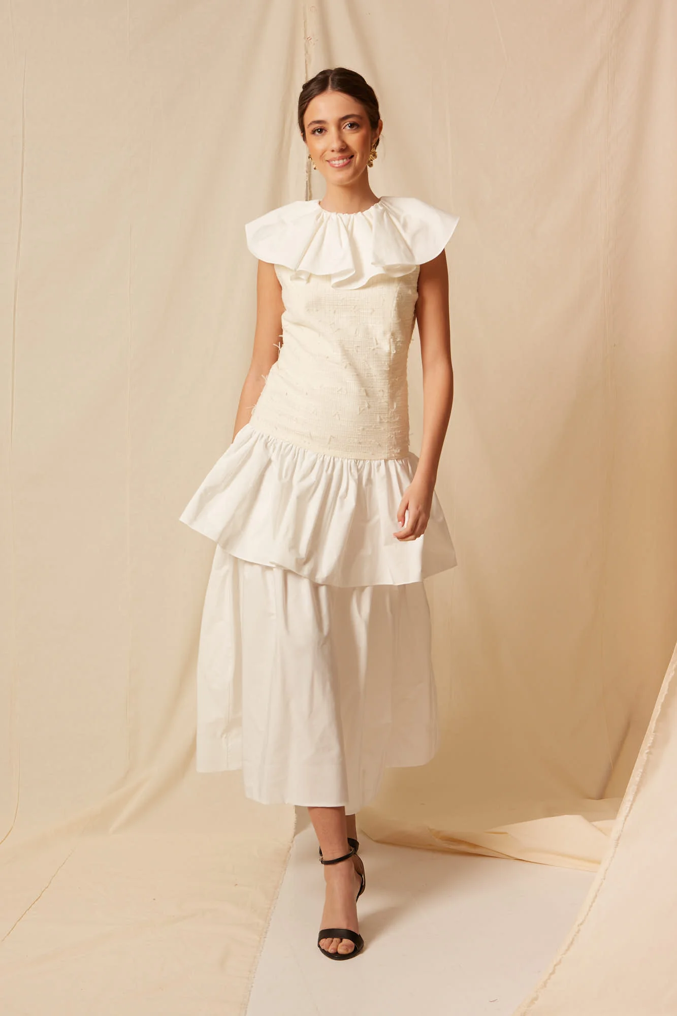 VESTIDO SELENE CRUDO - Image 4