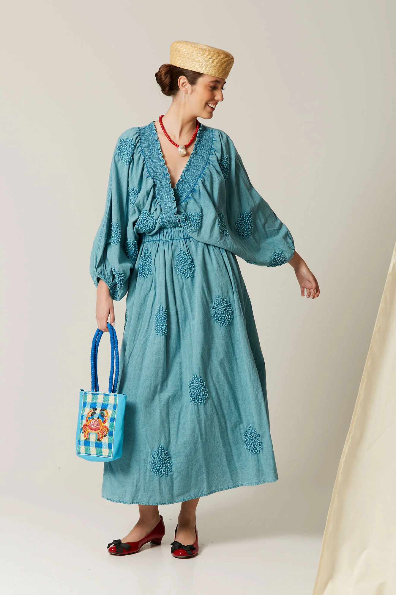 VESTIDO TEBAS AZUL - Image 3