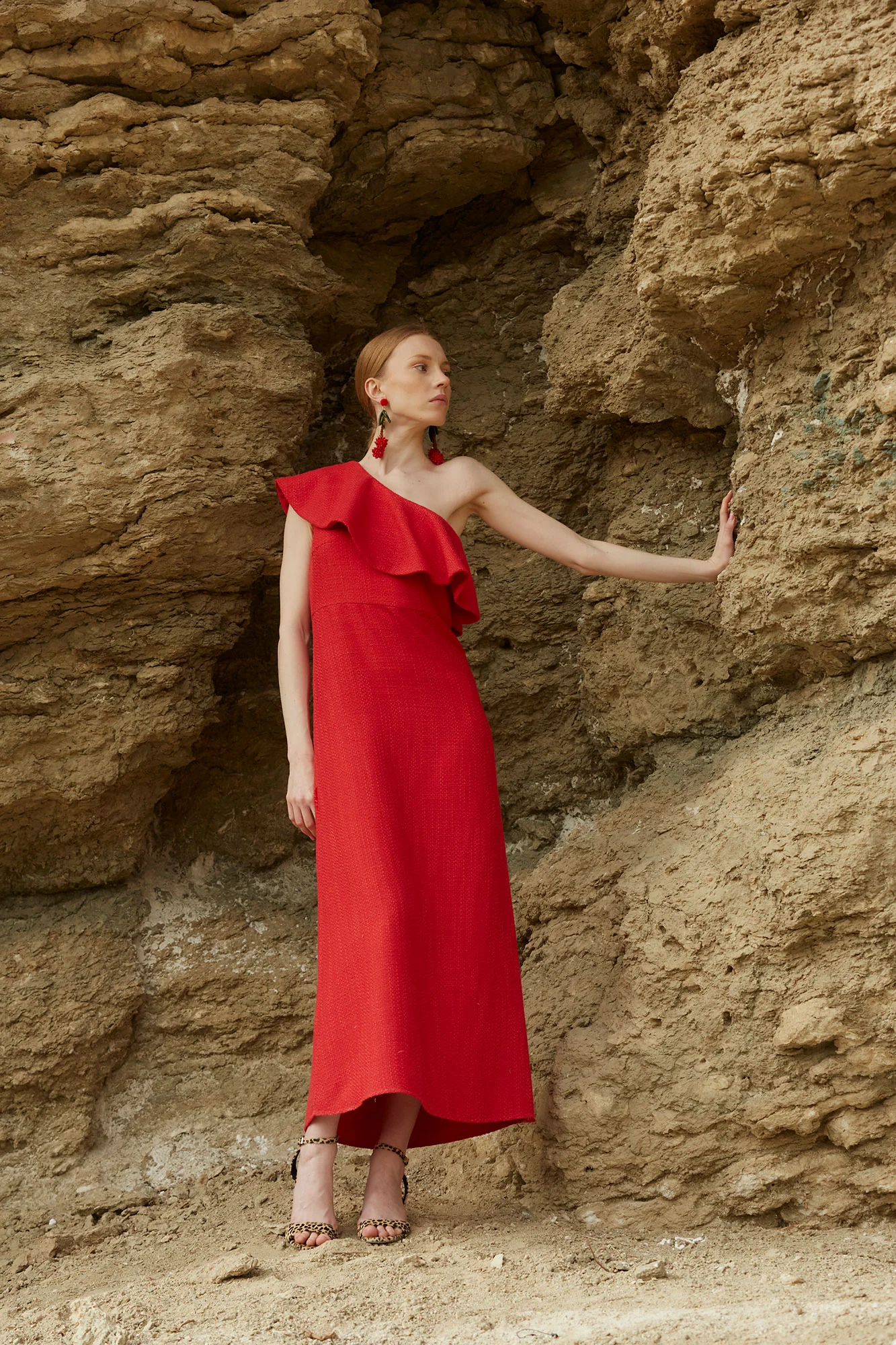 VESTIDO TIRSA ROJO - Image 2