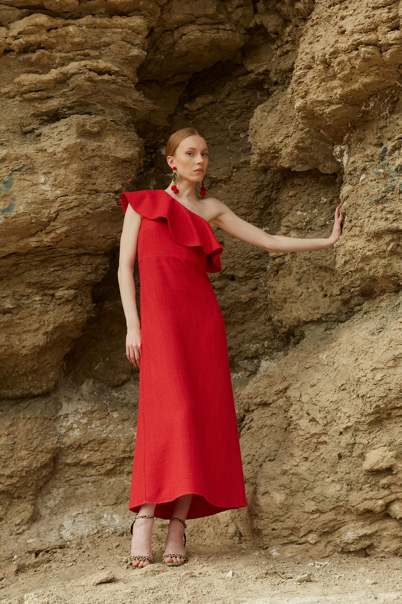 VESTIDO TIRSA ROJO - Image 3