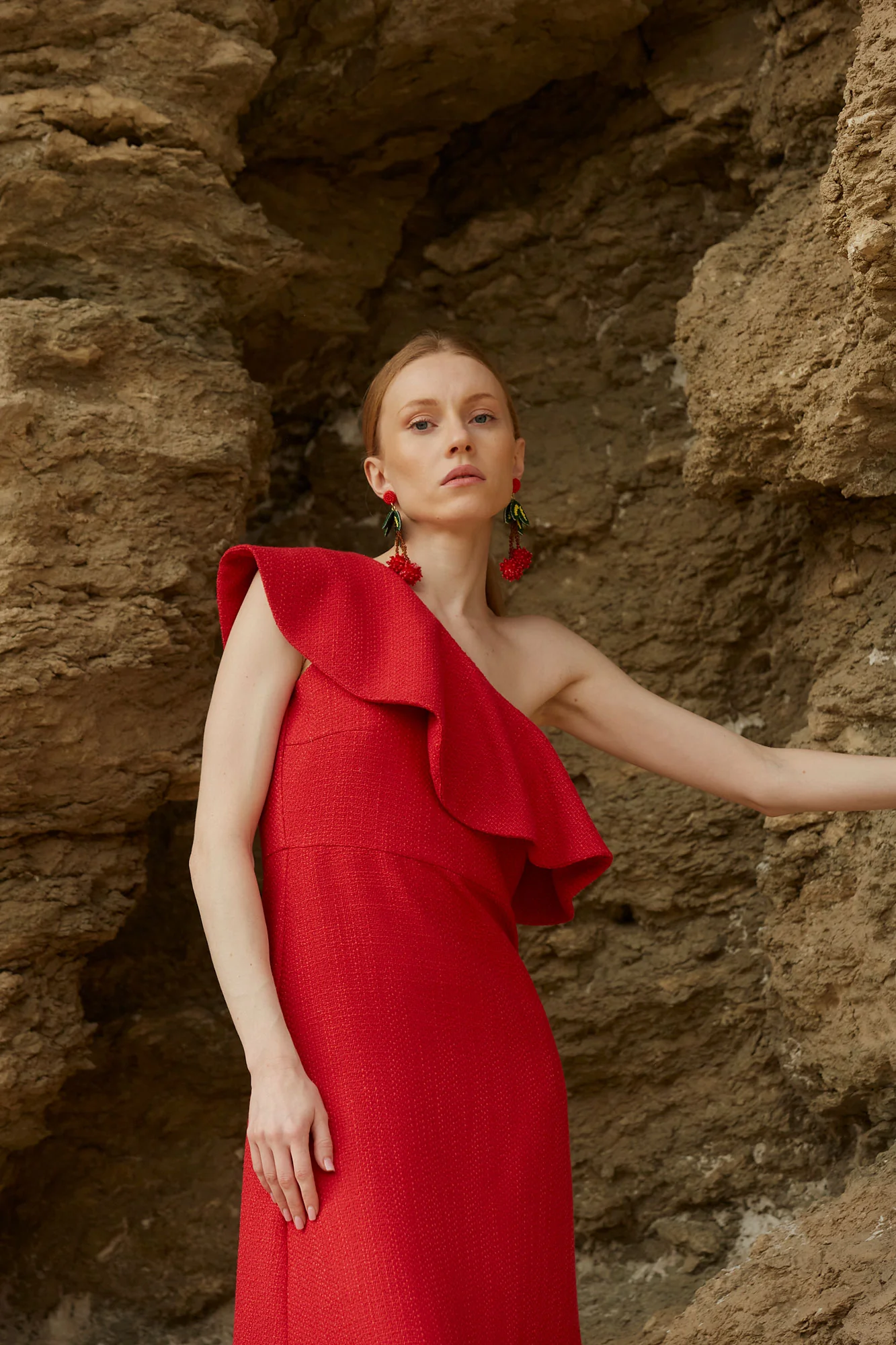 VESTIDO TIRSA ROJO - Image 4